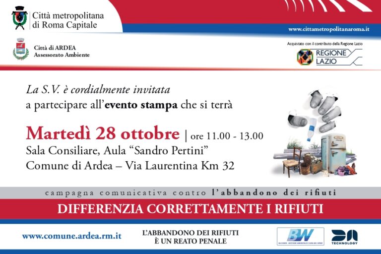 Invito Ardea Evento 09.10.2025